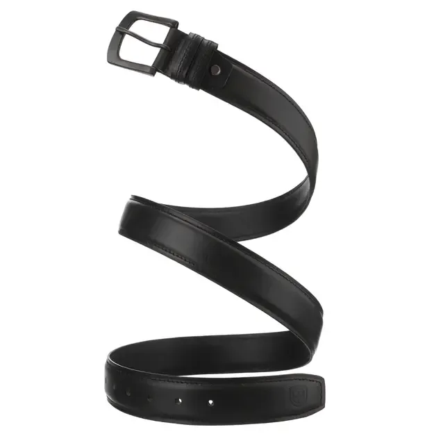 Vyriškas juodas odinis diržas Peterson 1