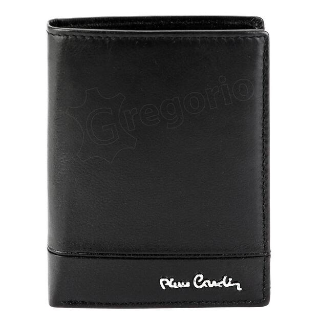 Vyriška odinė Pierre Cardin juodos spalvos piniginė 