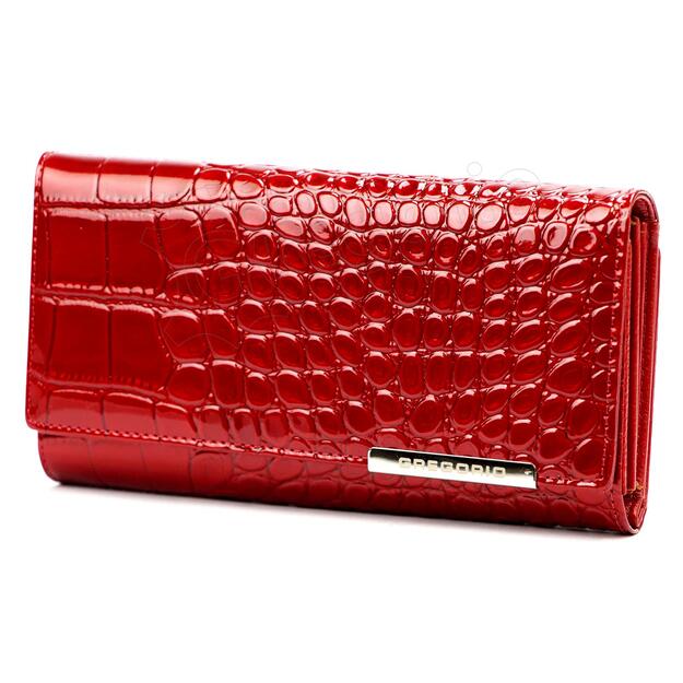 Piniginė Gregorio raudonos spalvos