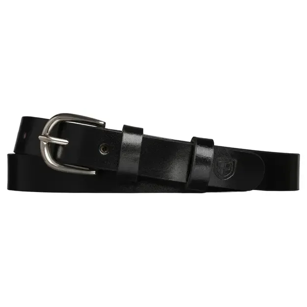 Moteriškas juodas odinis diržas Peterson 2