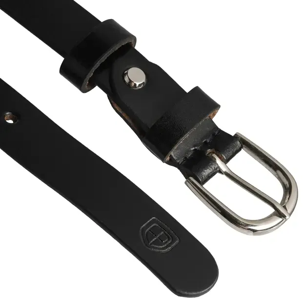 Moteriškas juodas odinis diržas Peterson 3