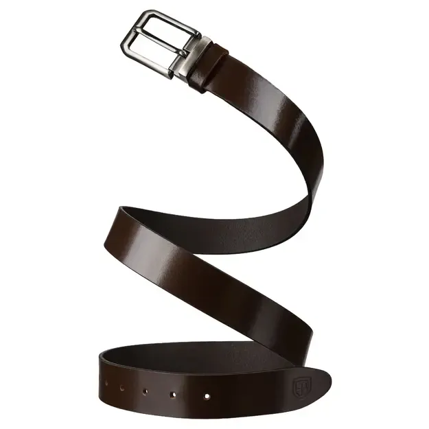 Vyriškas rudas odinis diržas Peterson 1
