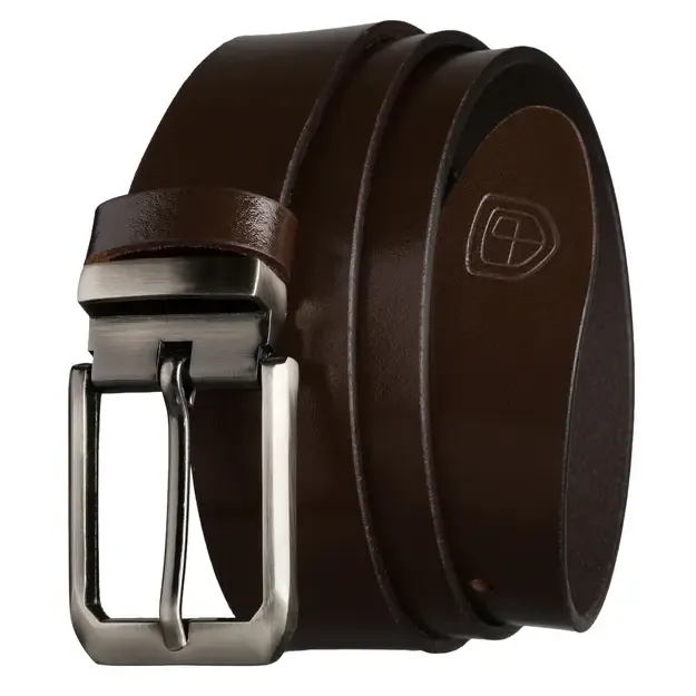 Vyriškas rudas odinis diržas Peterson