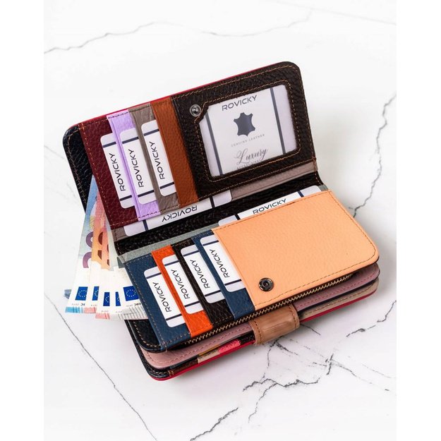 Odinė piniginė Lorenti multicolor 4