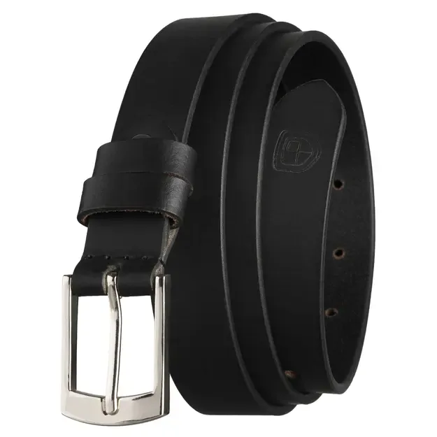 Moteriškas juodas odinis diržas Peterson