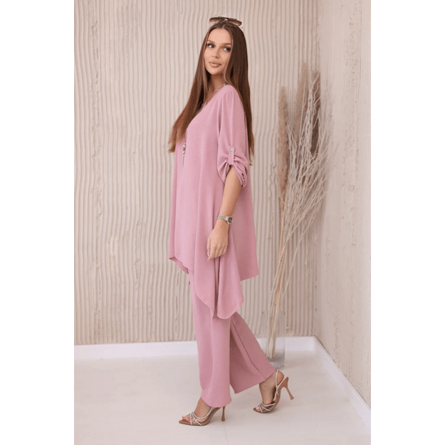 Pelenų rožinės spalvos komplektas 1