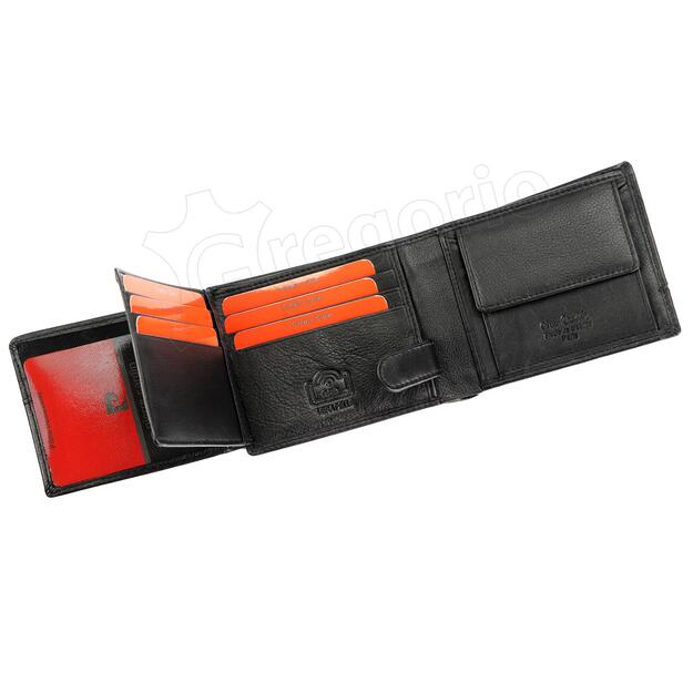 Vyriška odinė Pierre Cardin juodos spalvos piniginė 