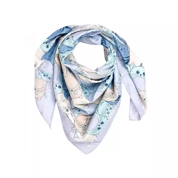 Melsva skarelė su melsvais kačiukais 1