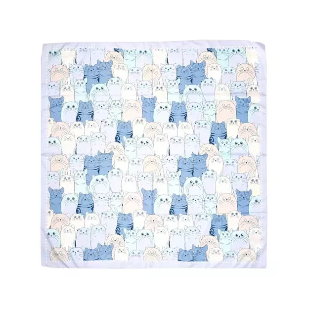 Melsva skarelė su melsvais kačiukais 2