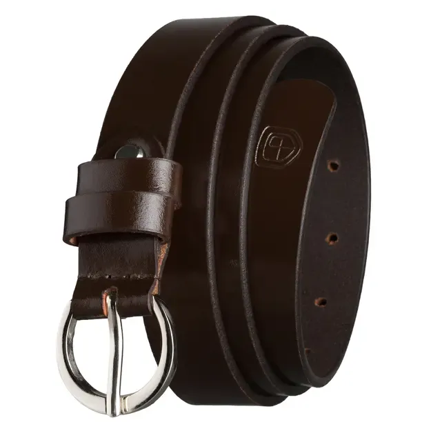 Moteriškas rudas odinis diržas Peterson